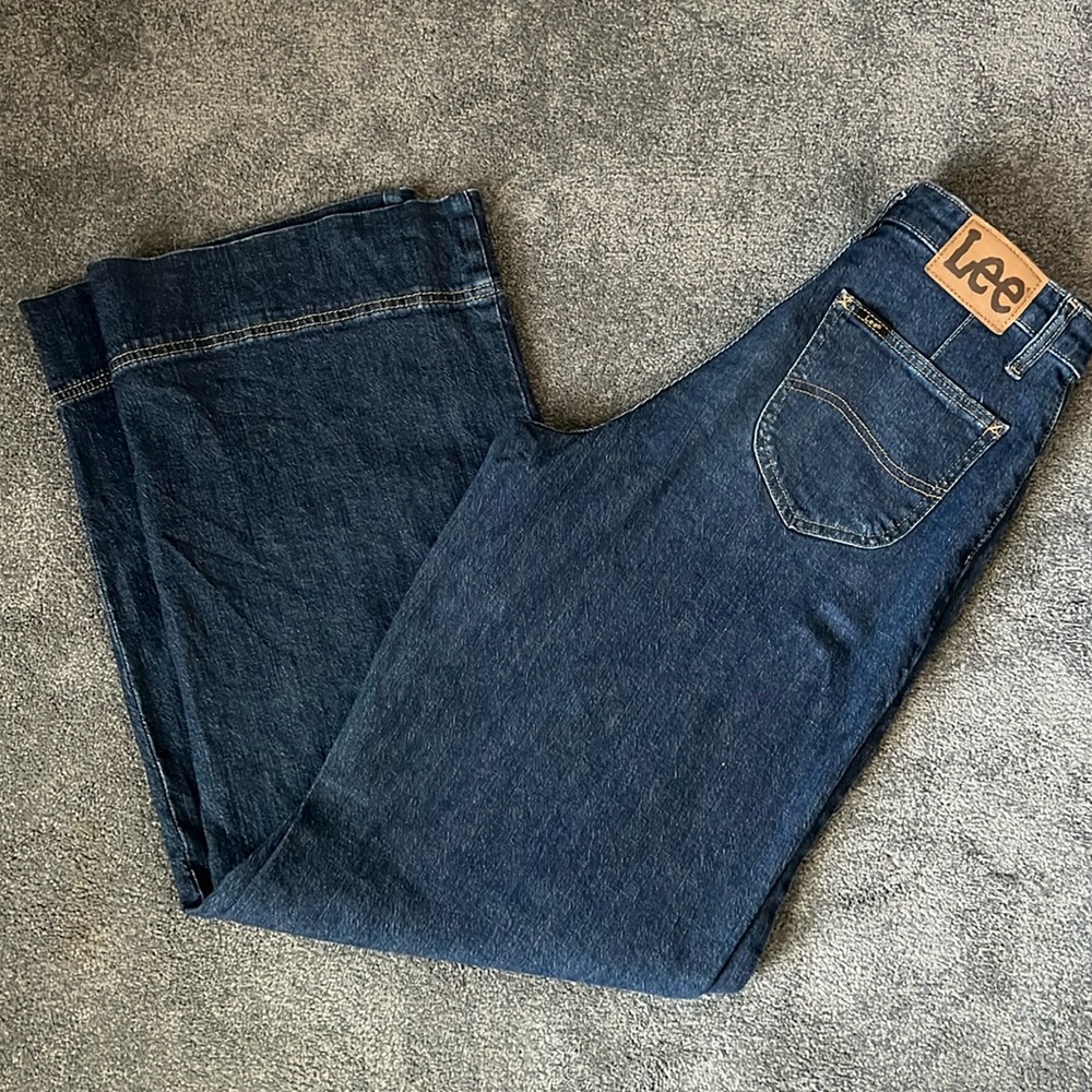 High rise, wide leg Jeans